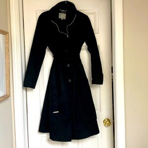 Soia & Kyo Black Trench Coat